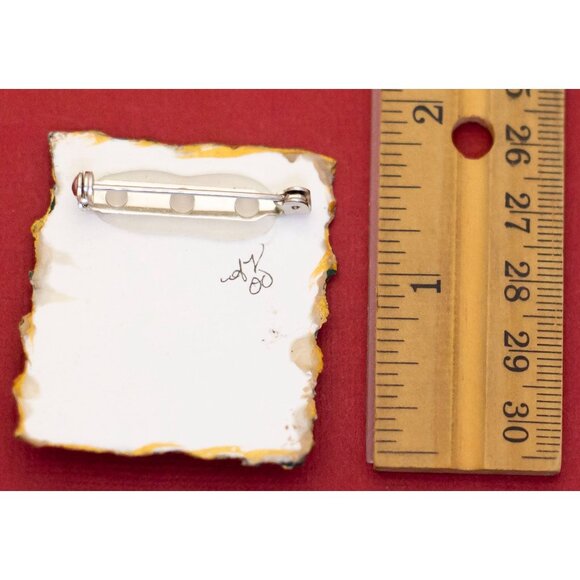 Vintage Seasons Leaves Brooch - F31 - Picture 2 of 2